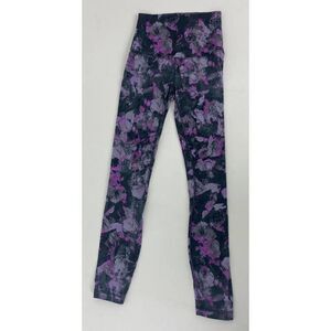 Lululemon Floral Shift Purple Leggings - Size 2